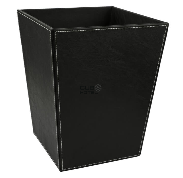 Papeleira Quadrada Polipele Preta